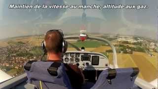 preview picture of video 'Second vol solo Manu Aéroclub de Lens  ( APM 30 LION ) HD 1080'