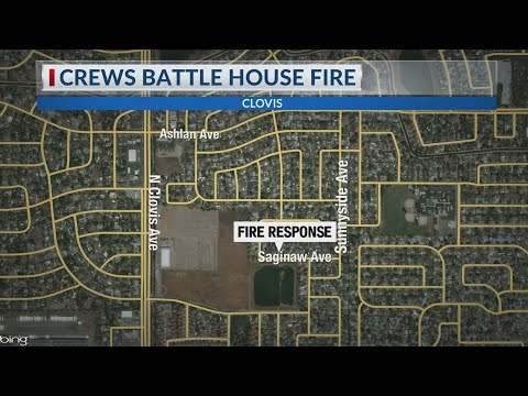 Family's home catches fire in Clovis while they are away, losing two family pets