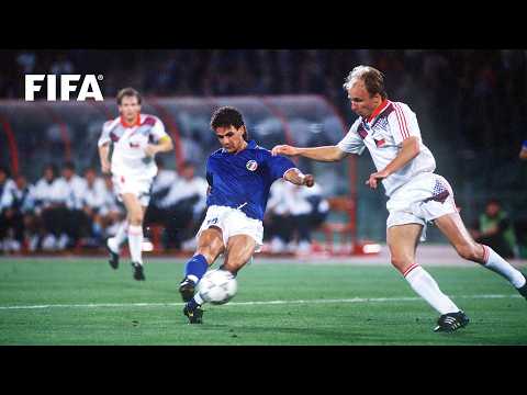 Roberto Baggio | Every FIFA World Cup Goal for Italy