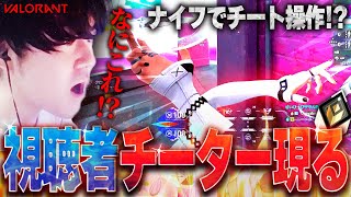 【敵にも味方にもチーター？】勝率80%超えのチーターがまさかの俺のファンだった... 【VALORANT】