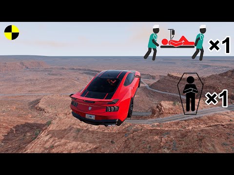 Realistic High-Speed Car Crashes in BeamNG.drive #41 | Ultra Detailed Crash Compilation