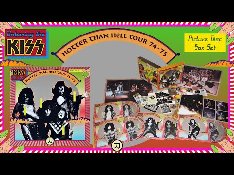 Unboxing the KISS - Hotter Than Hell Tour 74-75 Picture Disc Box Set | EVERY Bootleg from the Tour!