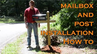 Mailbox and Post Installation