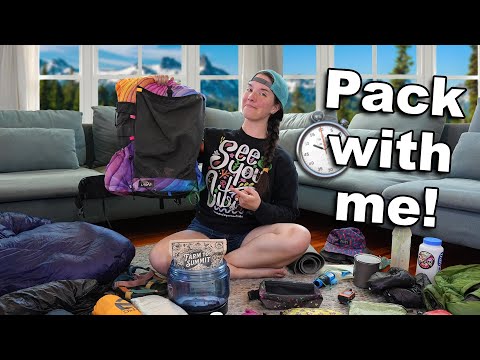How I Pack for an Overnight Backpacking Trip - In Real Time!