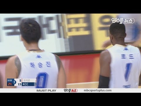 HaSeungjin&Rhodes, Continuous Dunk | Orions vs Egis | 20171118 | 2017-18 KBL