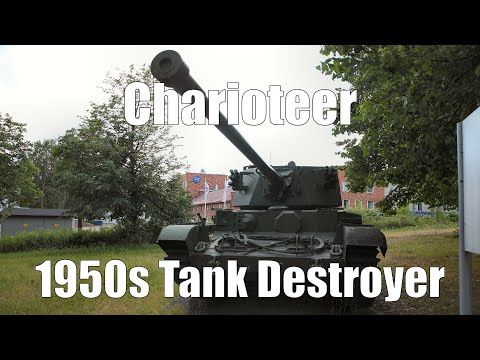 Charioteer Mk VII Model B Tank Destroyer Photo Show (PS 252-29) at Lappeenranta [4K UHD]