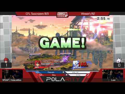 CFL Smackdown 169 WiiU - WSGP | Goblinman (Roy) vs Lake (Mewtwo) - Winners R2