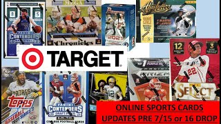 How To Buy Sports Cards Online: What Time Does Target Drop Sports Cards - 7/15 or 16 Drop Update