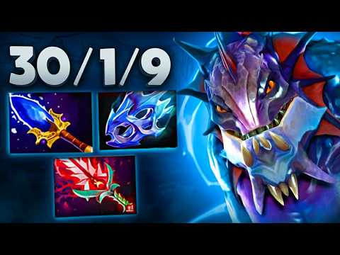 Carry Slardar 1 Kill Per Minute 😱 Moonshard + Bloodthorn = Insta Delete