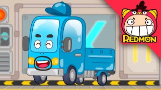 Farting Truck | Easy Clean Repair Shop | Cartoons | REDMON