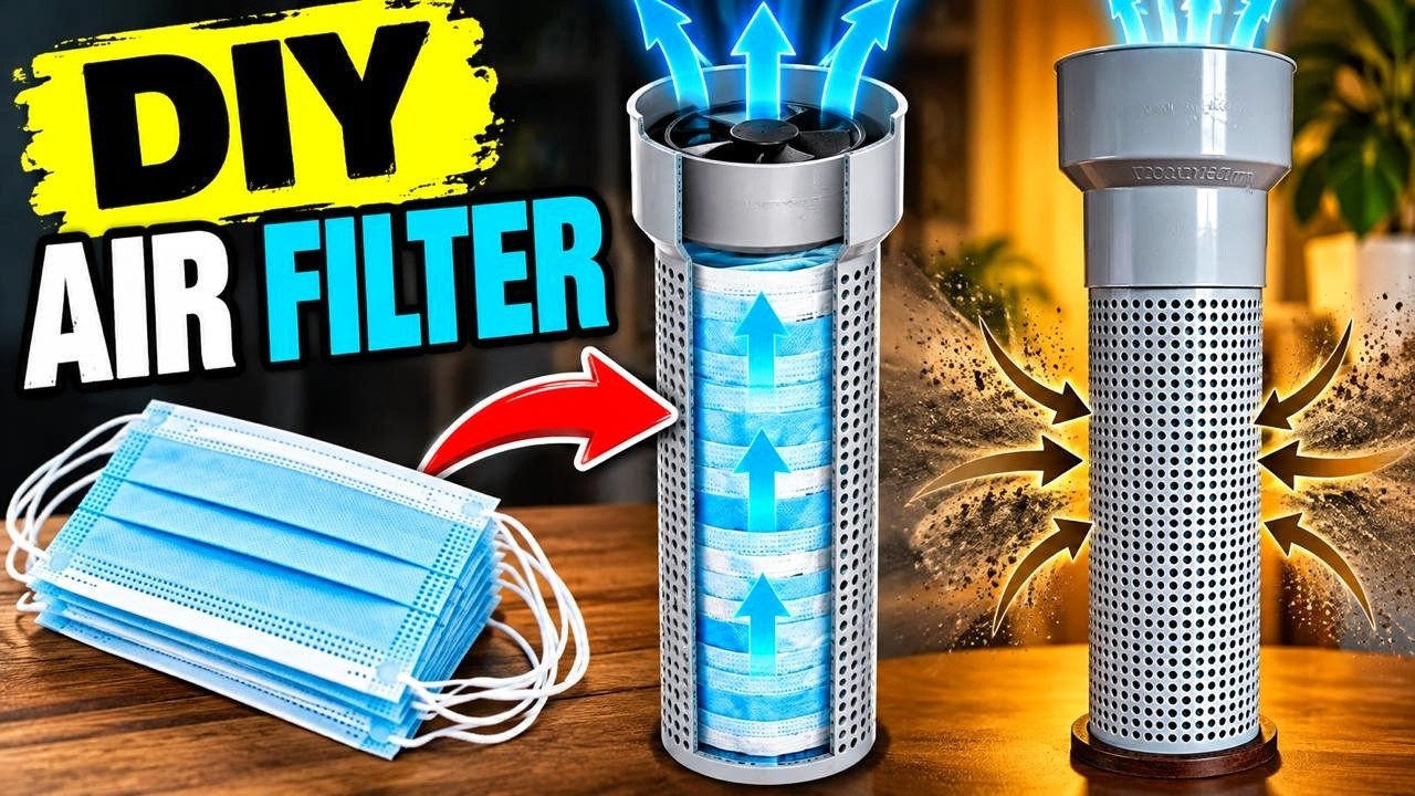 YOU HAD NEVER OF THIS DIY FILTER MADE FROM SURGICAL MASK