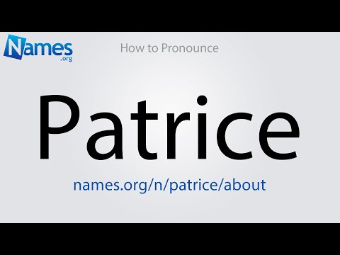 What Does The Name Patrice Mean