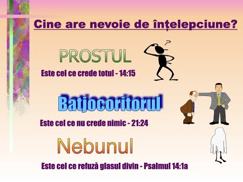 Daniel Brânzei: Chemarea înțelepciunii (3) - Trei categorii de destinatari