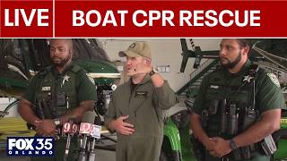 Watch Live | Volusia Sheriff's Office debriefs boat emergency response