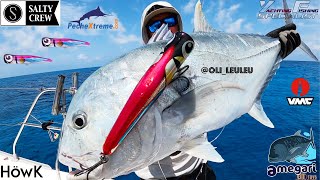 YFS Catamaran fishing charter Seychelles ! Fishing Trip Jigging and Popping Seychelles 2022