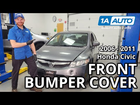 How to Replace Front Bumper Cover 2006-2011 Honda Civic