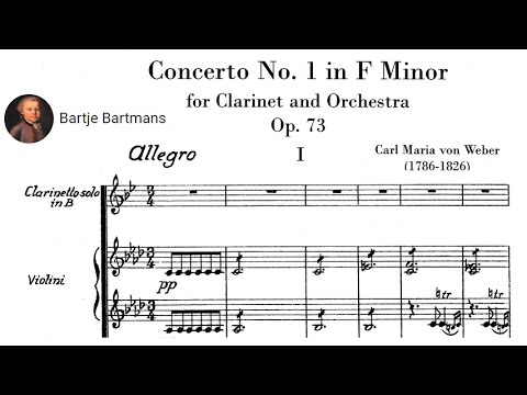 Carl Maria von Weber - Clarinet Concerto No. 1 in F minor, Op. 73 (1811)