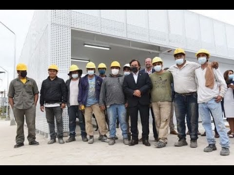 El gobernador Sáenz verificó en Orán el avance de la construcción del hospital modular