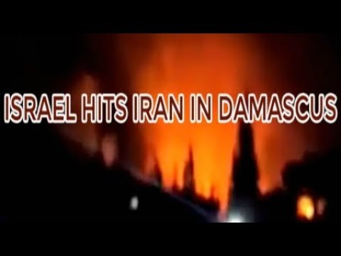 BREAKING Israel strikes Iranian Military targets in Syria in retaliation May 10 2018 Video