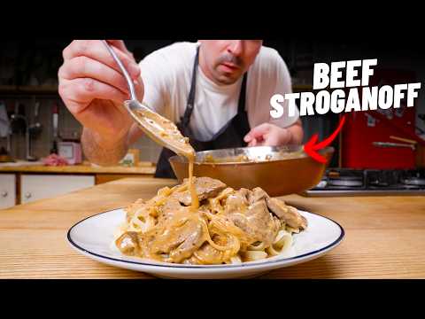 Learn to cook with this dish – Beef Stroganoff 🥩