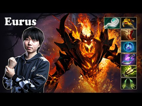 Eurus - Shadow Fiend Midlane vs Emo Phantom Lancer | Dota 2 7.29d Gameplay