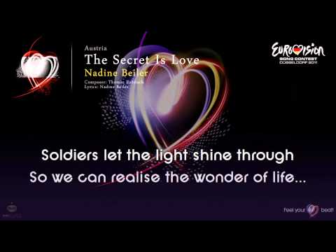 Nadine Beiler - "The Secret Is Love" (Austria) - [Karaoke version]