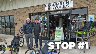 🌧️ Rainy Arrival at Recumbent Bikes of Tennessee | Van and Trike Tour First Stop!
