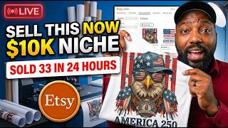 🔴May Trend Report-  Watch Me Create 4th of July Etsy Trends Digital and POD