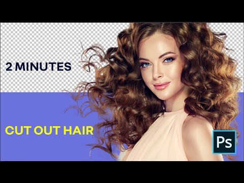 Cut Out Hair 2 MINUTES Photoshop Tutorial 2022