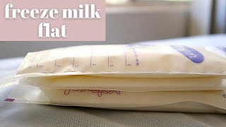 EASY TO STORE | How i freeze breastmilk flat 2020 |  Freezing and storing breastmilk | Breast milk