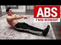 7 Minute Daily Home Ab Workout GET 6 PACK ABS FAST