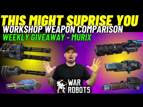 war robots weapon comparison and giveaway