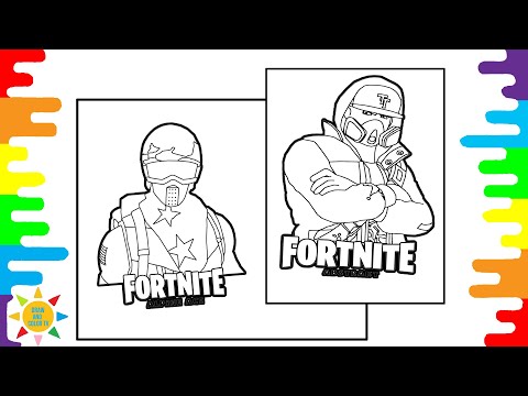 FORTNITE Coloring | Alpine Ice &  Abstract Coloring | Deaf Kev - Invincible Pt. II