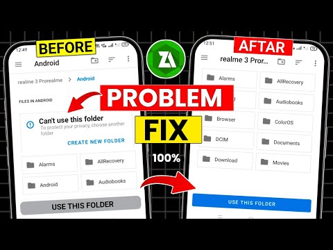 Can't use this folder android 14| How to fix can't use this folder to protect your privacy|Zarchiver
