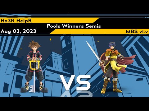 Xeno296 Pools Winners Semis - HelpR (Sora) vs xiii (Marth) - Smash Ultimate