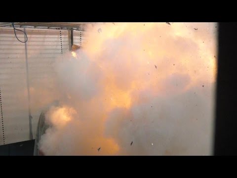 Microwaving an airbag - FAIL