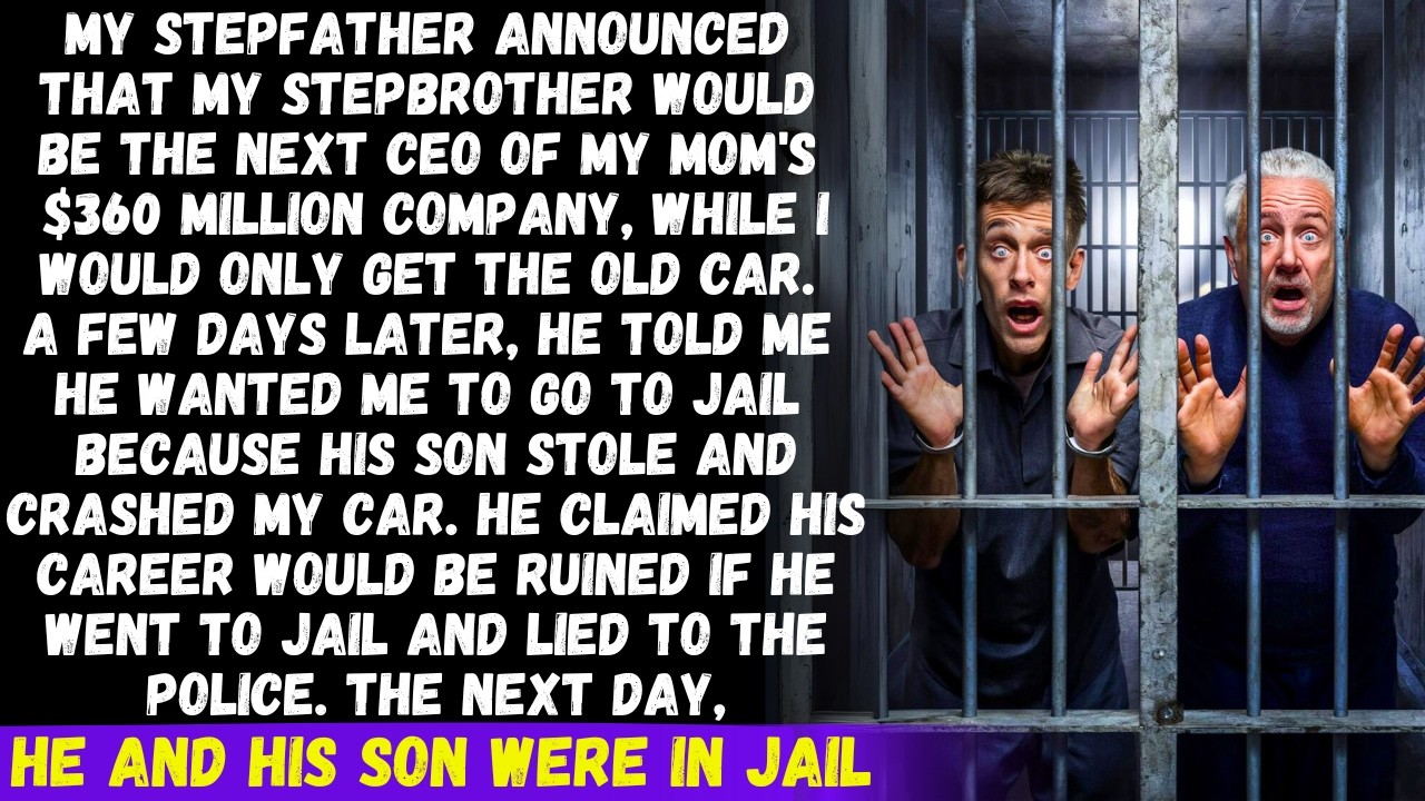 My stepdad said my stepbrother would get the $360M company and I only got the old car. The truth was