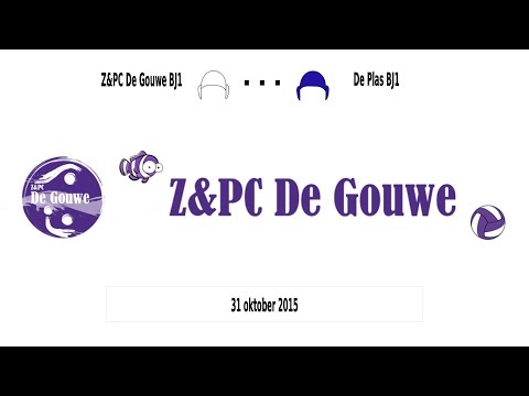 Z&PC De Gouwe BJ1 tegen de De Plas BJ1 op 31 oktober 2015