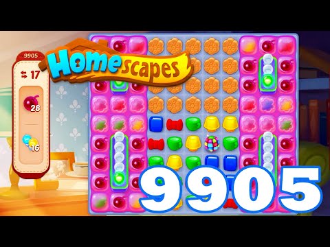 Homescapes Level 9905 HD 3 - match puzzle game | Gameplay Walkthrough | android | GameGo Game | IOS