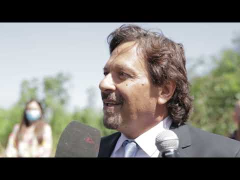 Sáenz, Massa y Marinucci supervisaron los trabajos en el C13 para poner en marcha el tren urbano Cerrillos- Moldes