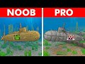 初心者 vs. プロ：潜水艦作り対決【まいくら・マインクラフト】