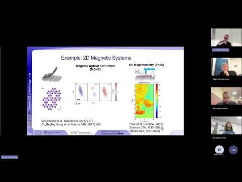 Jörg Wrachtrup - “Multiparameter quantum sensing with nanoscale resolution”