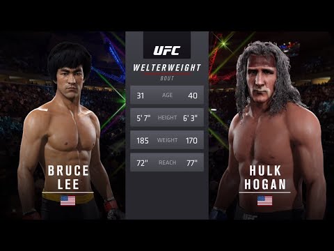 Bruce Lee vs. Hulk Hogan (EA Sports UFC 2)