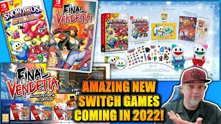 Amazing New Nintendo Switch Games JUST ANNOUNCED! Snow Bros. Special & Final Vendetta!