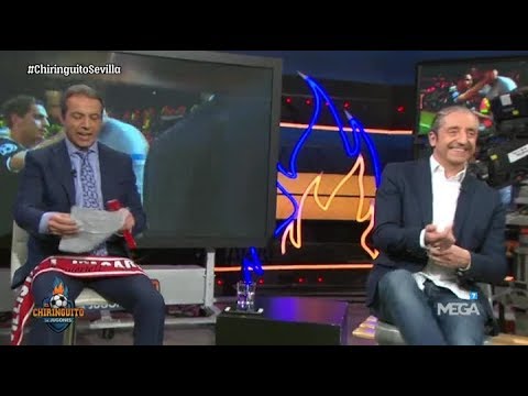 Josep Pedrerol LE DEJA PRESENTAR a CRISTÓBAL SORIA 'El Chiringuito' tras el PASE DEL SEVILLA