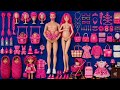9Minutes Satisfying With Unboxing Barbie Family Playset Cute Doll Set Toys ASMR Review Toys