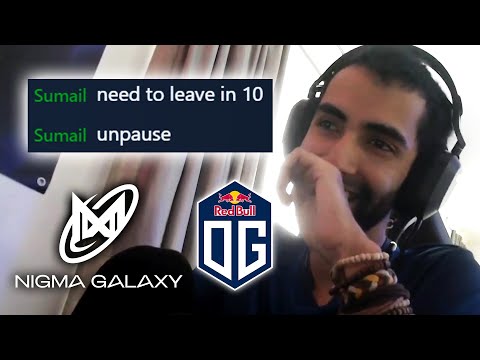 When Sumail has game vs OG in 10 min