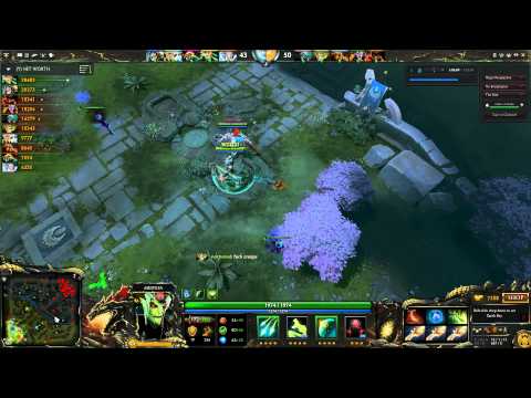 Medusa win against mega creeps full game part 2