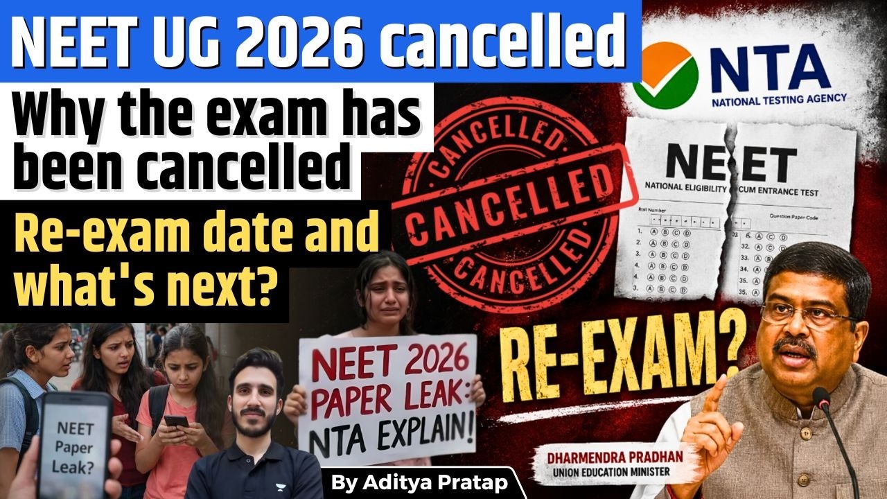NEET 2026 Cancelled After Massive Paper Leak Scandal | CBI Takes Over Investigation