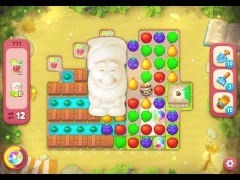 Gardenscapes Level 771 Hard
